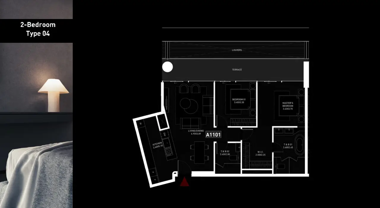 2 BR - Type B